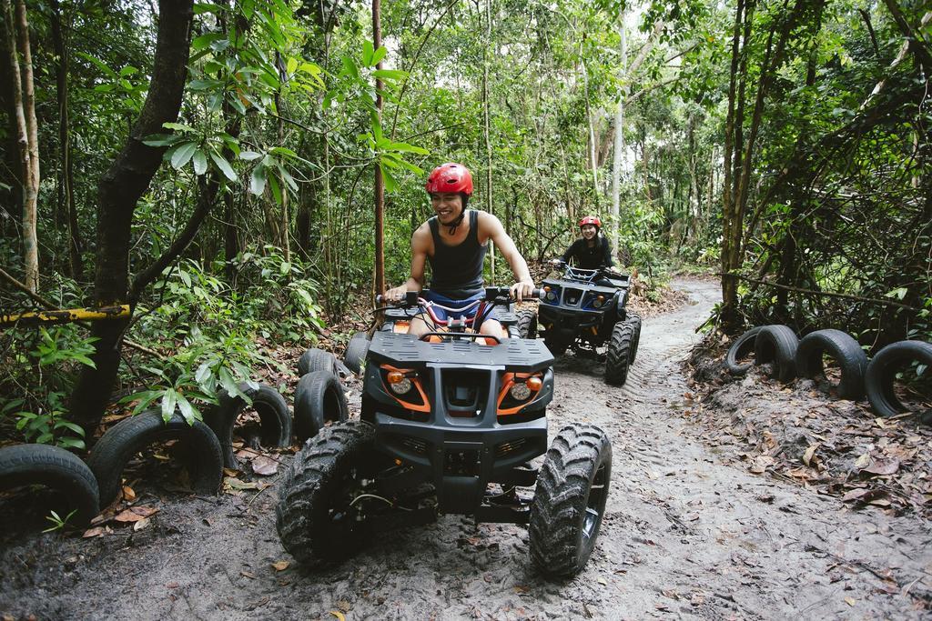 Sand & Sandals Desaru Beach Resort & Spa Екстериор снимка ATV riding in the jungle