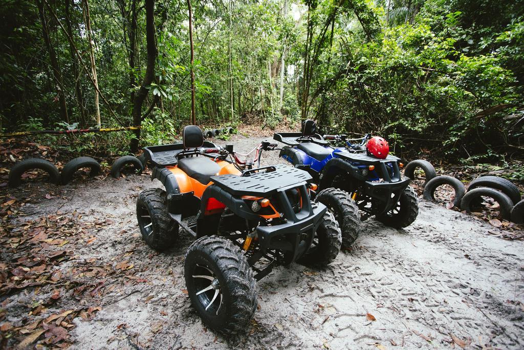 Sand & Sandals Desaru Beach Resort & Spa Екстериор снимка ATV ride at the Forest Research Institute of Malaysia